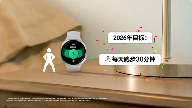 新年要有新規(guī)劃，戴上三星Watch8跑起來