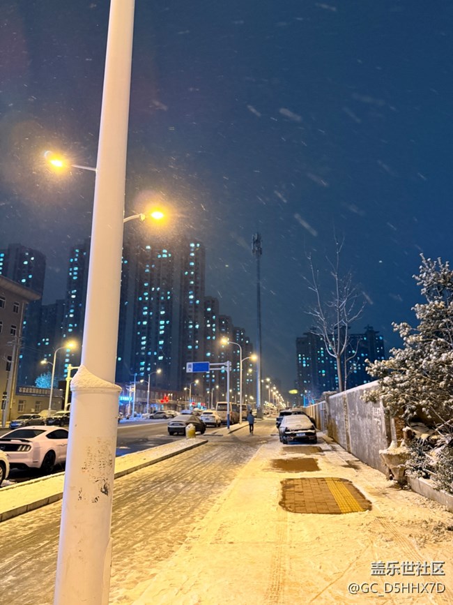 【新序章·燈火】下雪的街景