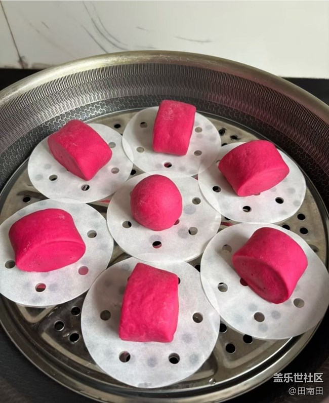 【冬日暖胃計(jì)劃】火龍果饅頭