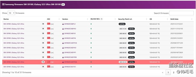 想從oneui8.0降級(jí)的看一下，謝謝。