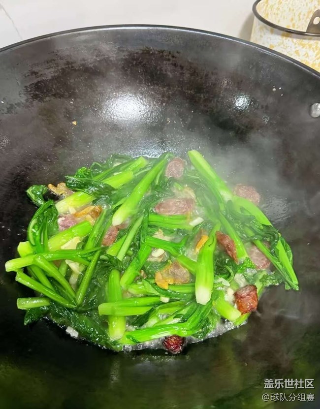 【寒天尋味】臘肉炒菜心