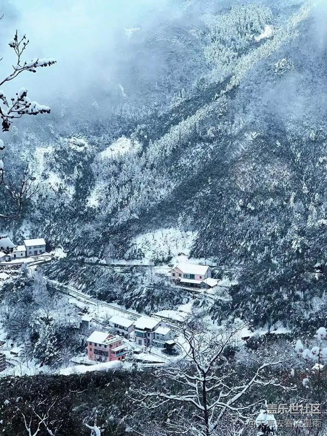 絕美高山冬景行