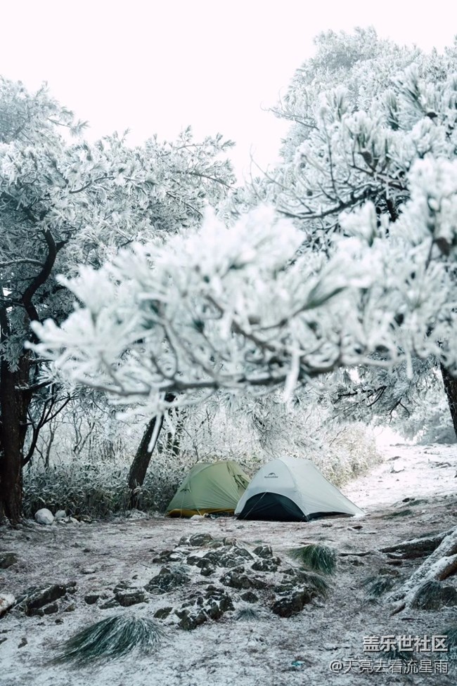 絕美高山冬景行