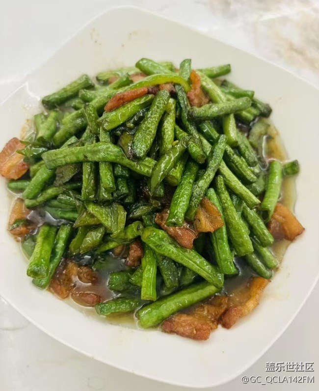 【食暖朝夕】油渣豆角