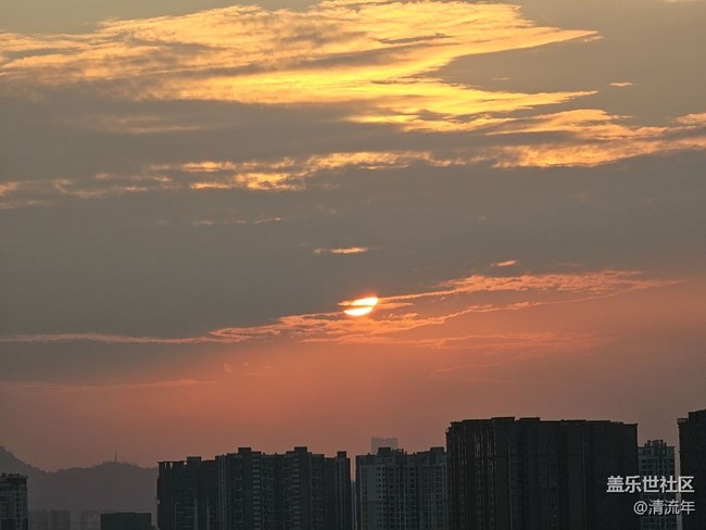 【冬韻】冬天夕陽