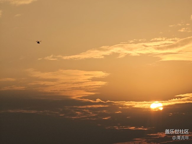 【冬韻】冬天夕陽