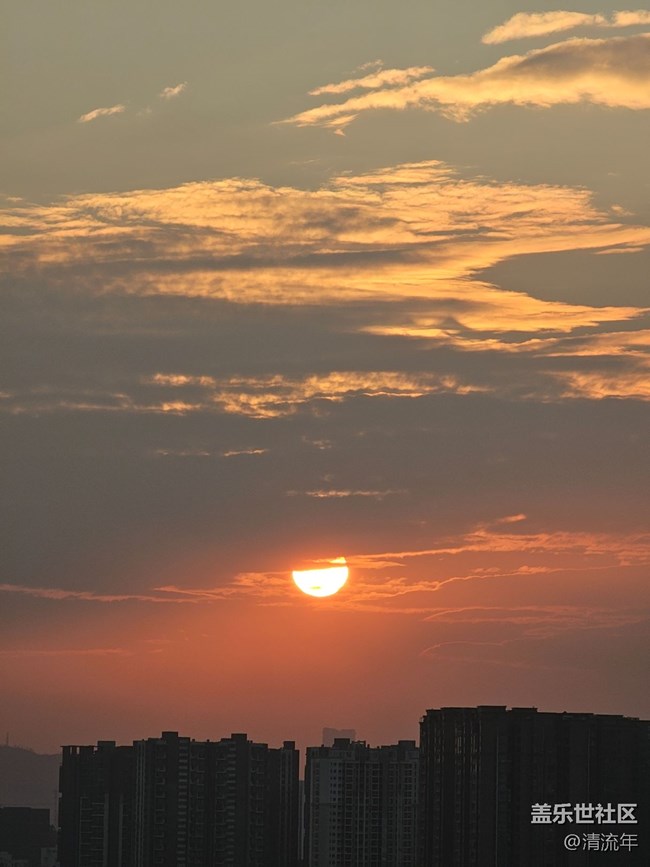 【冬韻】冬天夕陽