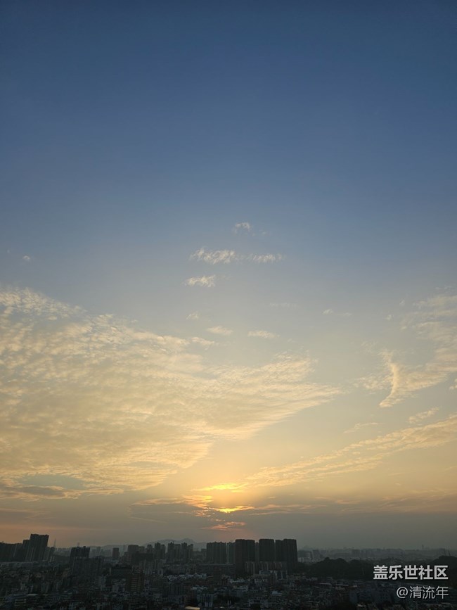 【冬韻】冬天夕陽