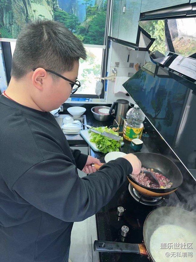 【食暖朝夕】兒子燒菜