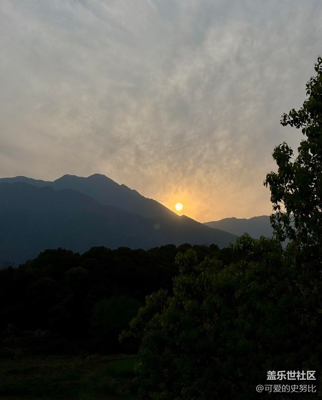 【早春第一站】郊外日落