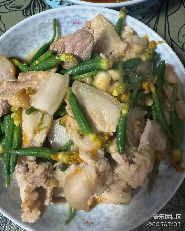 【食暖朝夕】黃瓜花炒肉