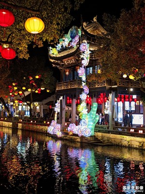 無錫惠山古鎮(zhèn)夜景