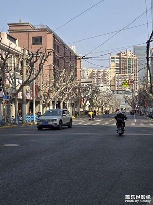 逐漸安靜下來的街道