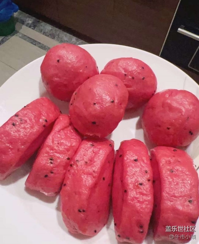 【一口春味】火龍果饅頭