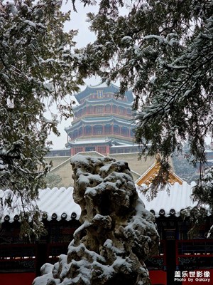 【簡(jiǎn)拍】+雪中頤和園