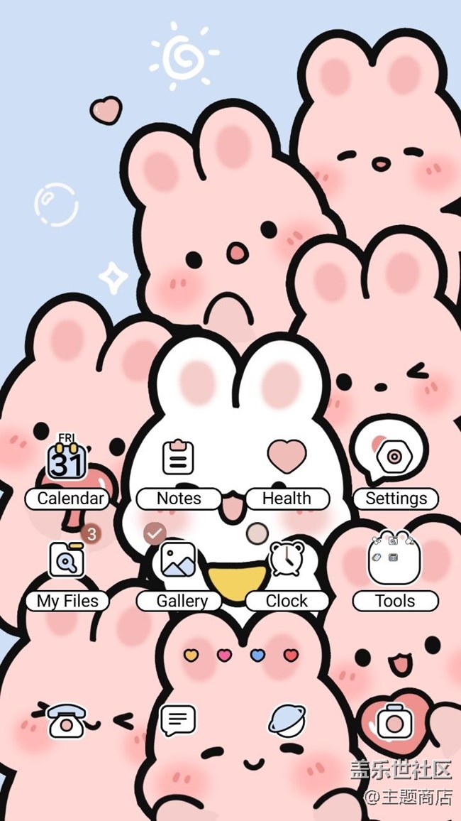 【主題商店】可愛萬喜?? 快樂永遠(yuǎn)?????