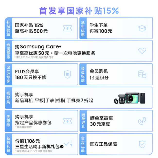 三星Galaxy A57 5G 新品上市 福利信息匯總