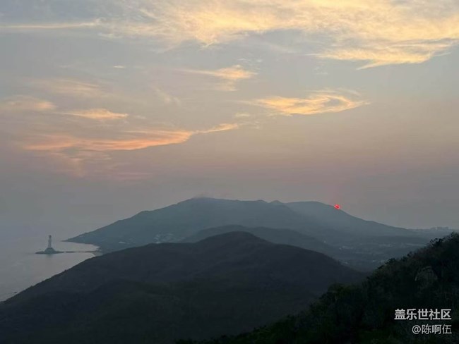 【途有春光】落日