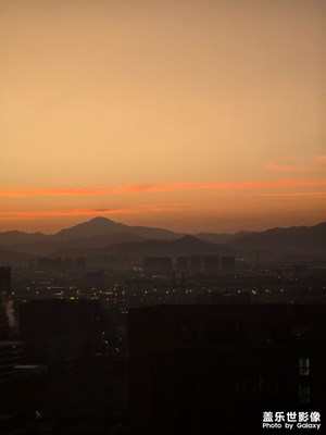 寧波清晨的朦朧氤氳