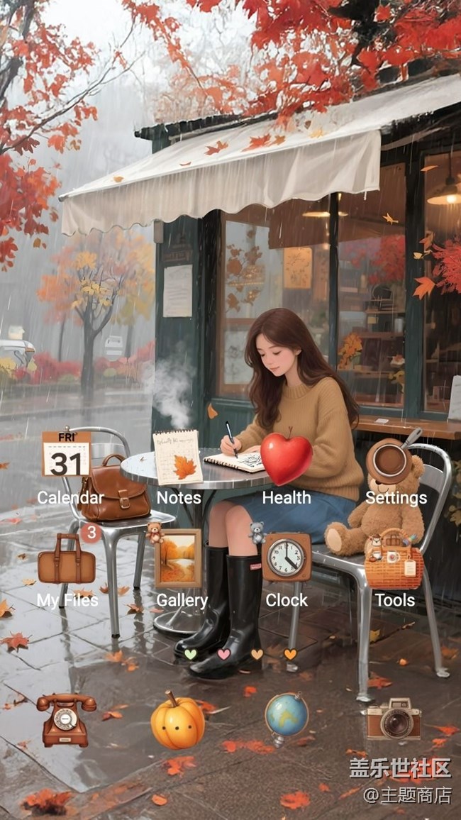 【主題商店】??雨中世界°. ?