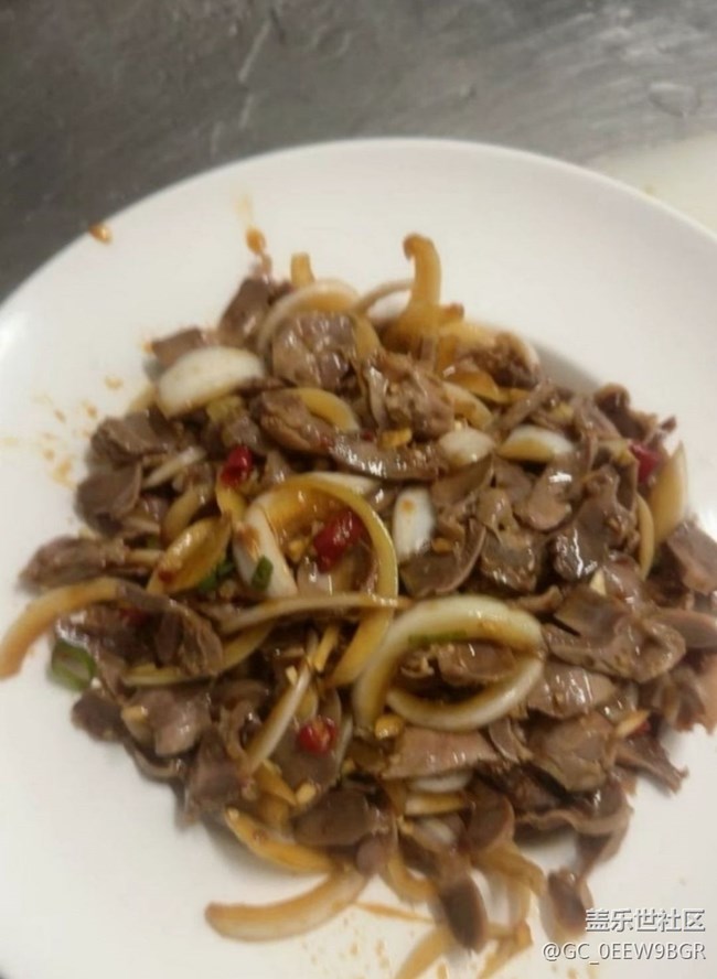 【一味傾心】洋蔥炒雞胗