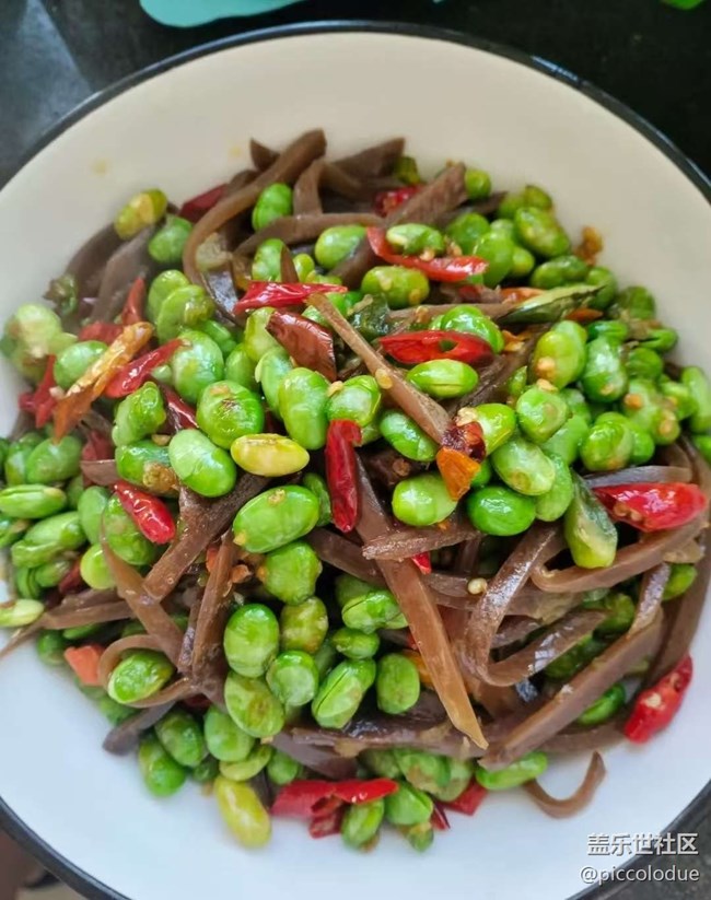 【五一食光】魷魚干炒毛豆