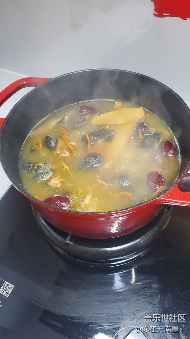 自己在家第一次嘗試做烏雞湯
