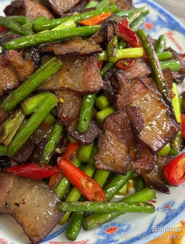 【初夏食味】蒜苔炒臘肉