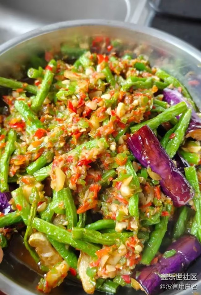 【初夏食味】豇豆茄子