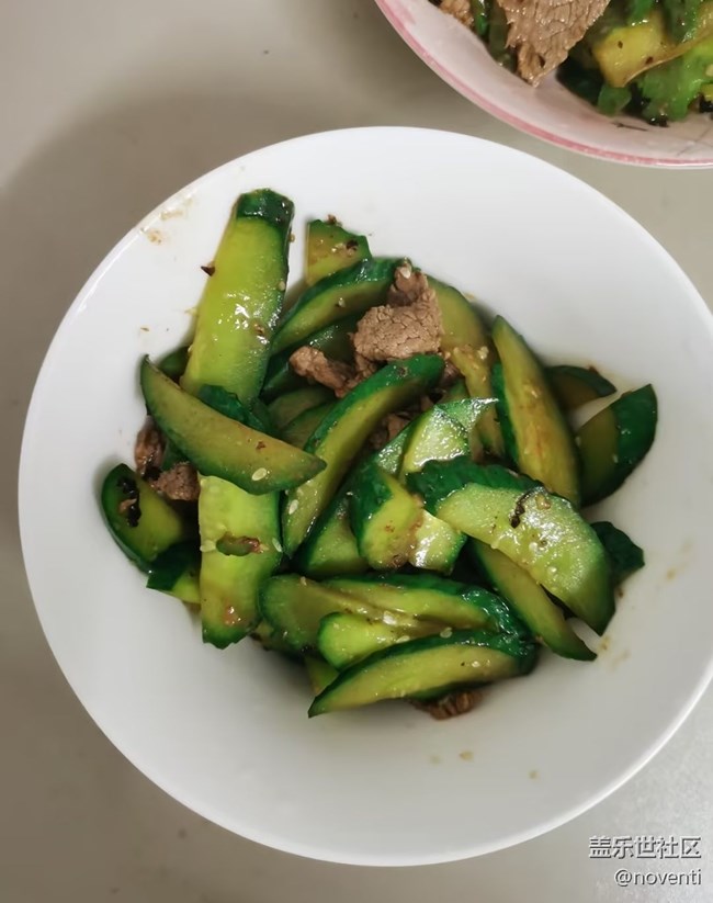 【初夏食味】牛肉拌黃瓜