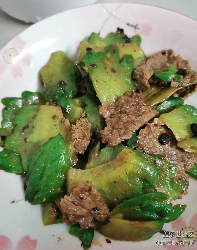 【初夏食味】苦瓜炒牛肉