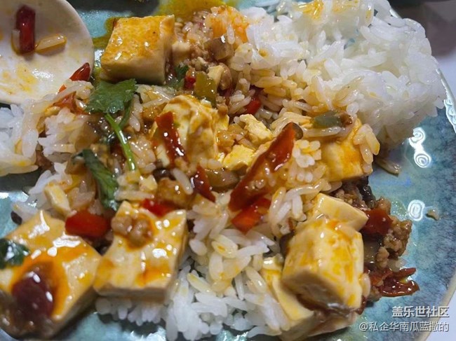 【輕食微光】豆腐拌飯