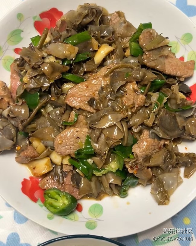 【輕食微光】梔子花炒牛肉