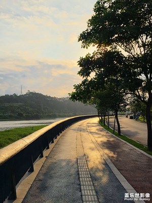 晨跑遇見(jiàn)美景