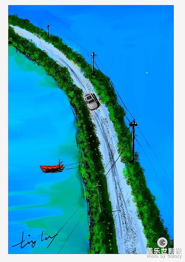 三星筆記繪畫，武漢的江湖