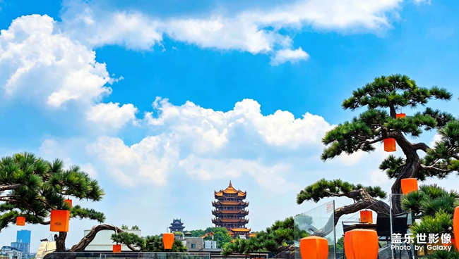 松間，樓頂，黃鶴樓