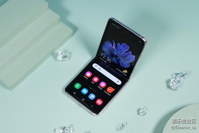 空灵高雅, 颜值爆表! 三星galaxy z flip 5g秘境白美图赏 - 盖乐世社